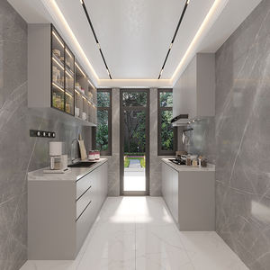 مجموعة خزائن مطبخ حديثة كاملة من الميلامين للبيع بالجملة وحدات خزانة مطبخ وشقق فندقية ومطعم - Product Image 5