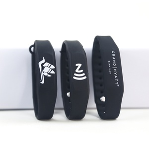 กำไลข้อมือ NFC แบบปรับได้ ชิป NFC215 กำไลซิลิโคน NFC พร้อม QR โค้ด - Product Image 3