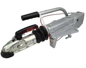 <span class=keywords><strong>Attelage</strong></span> de remorque avec frein de surcharge 2700 kg, boule de 50 mm |   Système de freinage à inertie |   Attache de remorque robuste pour remorque lourde - Product Image 1