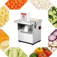 Zware professionele groentesnijder met motor 220V, laag geluidsniveau, voor restaurants en fruitverwerkingsbedrijven, afkomstig uit Henan, merk YYHB
