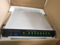 Amplificador EDFA CATV de 8 Puertos, 1550nm, 22dB Óptico, Entrada de 0~10dbm, SC/APC, Equipo de Fibra Óptica 1/2U, Promoción