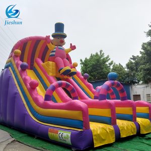 Chất lượng hàng đầu dành cho người lớn/trẻ em Chú hề bouncy lâu đài <span class=keywords><strong>Inflatable</strong></span> nhảy lâu đài thư bị trả lại trượt thể thao ngoài trời với Blower giá - Product Image 1