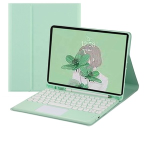 Funda magnética de cuero PU de 3 pliegues para iPad Air 4 5 10th 10,9 Pro 11 pulgadas Incluye extraíble para teclas de teclado táctil <span class=keywords><strong>Bluetooth</strong></span> - Product Image 1
