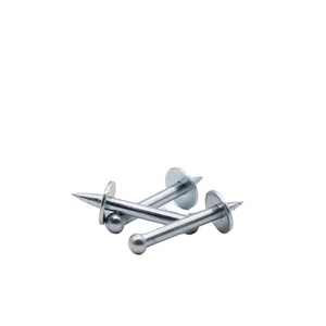 Clous NK avec rondelle métallique de 12 mm, goujon de fixation conforme à la norme GB, goujon de fixation <span class=keywords><strong>pour</strong></span> béton, pierre, <span class=keywords><strong>brique</strong></span>, <span class=keywords><strong>clou</strong></span> de tir - Product Image 1
