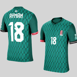 Maillots de football personnalisés du Moyen-Orient pour équipes, T-shirts à col en V, uniformes des équipes du Qatar et de l'Irak, maillots de football rétro - Product Image 1