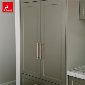 Gabinetes de Cocina Altos Independientes de Diseño Murah en Color Arena Alland, Compra Directa de China, con Estantes y Puertas para Almacenamiento en la Cocina - Product Image 3