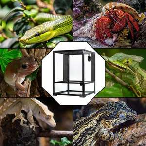 Reptizoo Großes Reptilien-<span class=keywords><strong>Terrarium</strong></span> Hohes Maßgefertigtes Schlangen-Gehäuse Glas-<span class=keywords><strong>Terrarium</strong></span> für Reptilien - Product Image 6