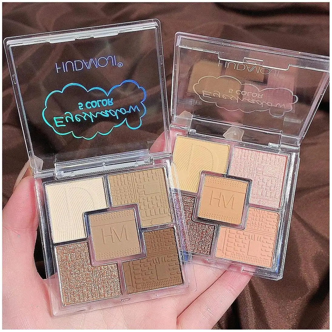 Sombra de ojos para pincel de moda, logotipo de Color personalizado, paleta de pigmentos holográficos de belleza Nan, maquillaje, Mini cosméticos de marca, mayoristas