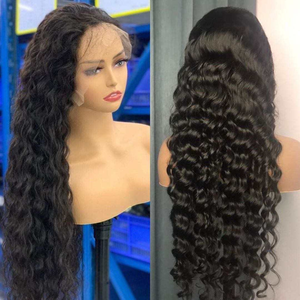 Perruque <span class=keywords><strong>en</strong></span> <span class=keywords><strong>cheveux</strong></span> humains brun foncé avec devant <span class=keywords><strong>en</strong></span> dentelle complète de 26 et 28 pouces <span class=keywords><strong>en</strong></span> <span class=keywords><strong>soie</strong></span>, perruque <span class=keywords><strong>en</strong></span> <span class=keywords><strong>cheveux</strong></span> humains birmans bouclés et rebondissants de haute qualité <span class=keywords><strong>en</strong></span> V, vendeur de perruques <span class=keywords><strong>en</strong></span> <span class=keywords><strong>cheveux</strong></span> humains - Product Image 3