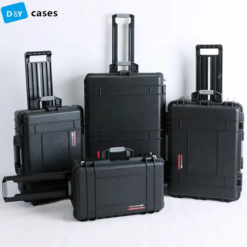 Grote Locking Hard Shell Carrying Plastic Militaire Case met Foam Padded