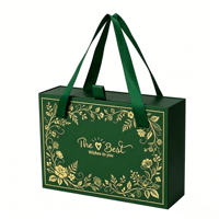 Luxuriöse Geschenkbox mit Eigenem Logo, Goldfolie & Griff - Umweltfreundliche Starre Papierverpackung Direkt vom OEM-Hersteller