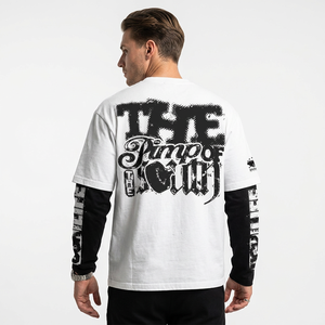 T-shirt surdimensionné en coton blanc style streetwear The Pimp Of Soul pour homme, à manches courtes, imprimé, col rond, en jersey - Product Image 6