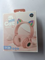 Usine BSCI mignon et charmant casque pour enfants casque sans fil pour enfants avec oreille de chat enfants s'allument pour Fire Tablet/Laptop/Pad