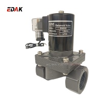 Electrovanne d'origine électrovanne résistante à la corrosion électrovanne double union normalement fermée UPVC CPVC