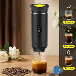 <span class=keywords><strong>Cafetera</strong></span> Espresso <span class=keywords><strong>Italiana</strong></span> Portátil de 20 Bares, Espumador de Leche Profesional para Capuchino y Latte, Uso Doméstico y en Cafeterías - Product Image 1