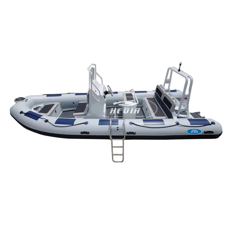 Hedia CE 19ft 5.8m Hypalon Luxury Sport Aluminum Rigid Inflatable Rib Boat 580