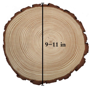 Mộc Mạc Tự Nhiên Vòng Thông Gỗ Cây Vỏ Cây Slice Phong <span class=keywords><strong>Log</strong></span> Đĩa Ngoài Trời Đất Nước Barn Bàn Đám Cưới Trang Trí Nội Thất - Product Image 2