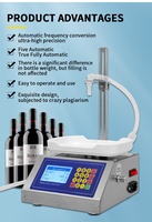 Petite machine de remplissage automatique de liquides, adaptée aux spiritueux, au miel, aux boissons et aux engrais liquides