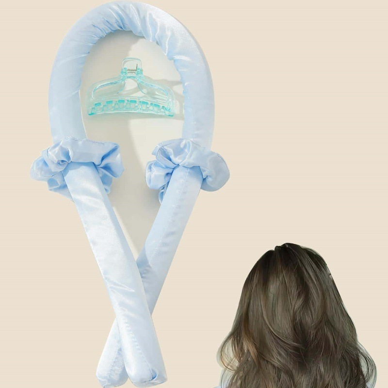 Ensemble de fer à friser bleu 4 pièces