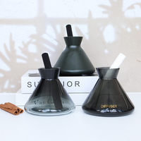 Bouteille diffuseur à roseaux Deluxe personnalisée de 50ml 80ml 100ml 120ml de couleur dégradée avec bouchon à vis et bouchon vente en gros