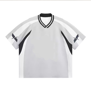 Camiseta de Fútbol Oversize de Algodón 100% de 230 g/m² con Estampado de Serigrafía de Alta Calidad en Varios Colores, Personalizada al por Mayor - Product Image 5