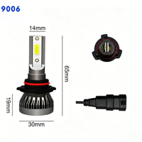 LELANPU Phare de voiture laser D2 H3 D4S RGB Canbus H8 Turbo 880 Accessoires auto Ampoules de phare LED 9006 pour voiture universelle