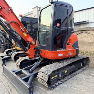 Mini Excavadora Usada en Japón de 4 Toneladas, Kubota U40 de Segunda Mano, Miniexcavadora Pequeña Kubota U40 U55 U35 para Granja con EPA - Product Image 3