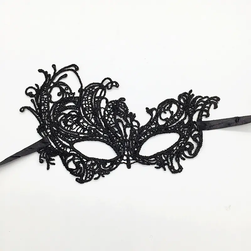 Women Black Sexy Lace Eye Party Masks for Masquerade Venetian Carnival Prom Party Masks