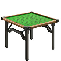 Mesa Cuadrada Plegable Multiusos - Madera Maciza y Terciopelo - Ecológica y Duradera para Comer, Jugar Ajedrez, Asar a la Leña - Pequeña para el Hogar