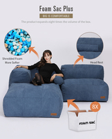 Chaise pliante moderne en bois, 1 pièce, canapé-lit à trois places de salon, multifonctionnel