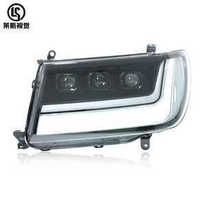 02-07สำหรับ Toyota Land Cruiser LC100ส่วนประกอบไฟหน้า LED ดัดแปลงพร้อมเลนส์ LED ใหม่ไฟวิ่งกลางวัน - Product Image 1