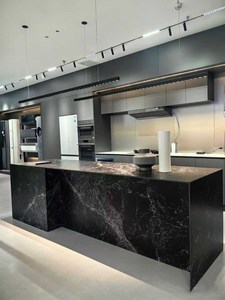 Sistema di Mobili da <span class=keywords><strong>Cucina</strong></span> Moderni in Legno Elabor con Piano di Lavoro in Granito e Rubinetto per Progetti di Cucine Modulari - Product Image 2