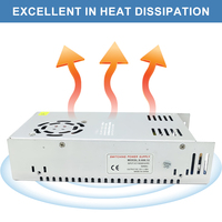 Alimentation à découpage ESann 12V 3 4 5 8 10 15 20 25 30 40 50 60 70 80 Amp 36W 50W 60W 100W 120W 240W 360W 500W 600W 800W 1000W