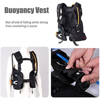 Gilet de flottabilité BCD pour la plongée sous-marine, équipement, sac à dos, veste, dispositif de régulateur de plongée