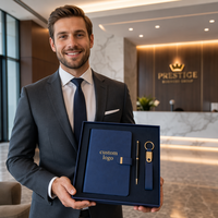 Ensemble cadeau de stylo et carnet personnalisé en cuir végétalien, élégant, pour réunion, présentation professionnelle, collection