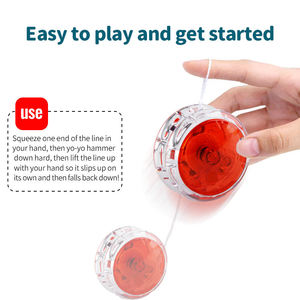 Lot de 24 yoyos de compétition pour adolescents et jeunes, jouets pour l'exercice de la flexibilité des doigts, yoyo lumineux réactif pour enfants débutants - Product Image 4