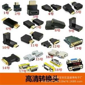 HDMI Adapter Hdmi To Dvi Vga Usb3.0 Connector <b>Plug</b> In Abs Material For Computer Monitor <b>Tv</b> - Product Image 2