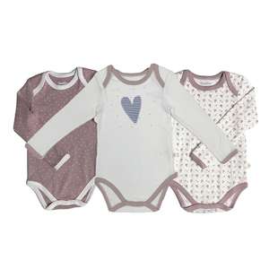 Muestra Disponible: Pijama de Verano con Diseño de Botones a Presión, Body de Algodón Orgánico para Bebés Niñas - Product Image 1