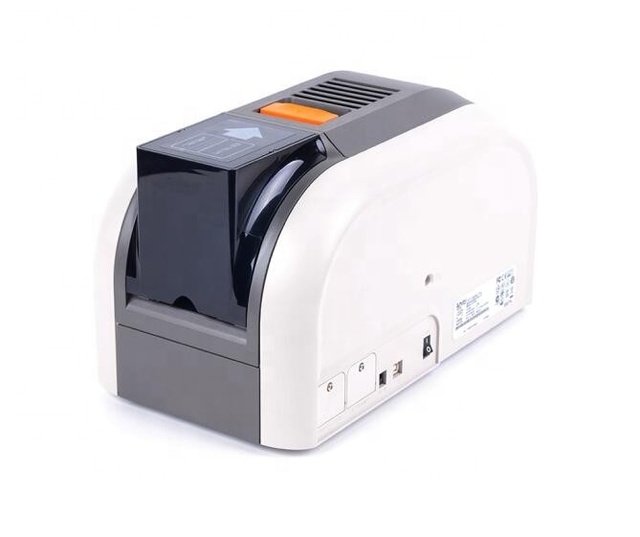 Hologram Thermal ID Card Printer with USB+Ethernet Interface and Chip Card Encoder Module for PVC and Student Member Cards