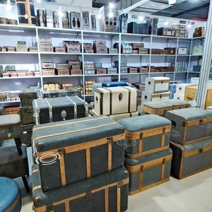 Großhandel Rechteck Vintage antike Holz Schatzkiste Kofferraum Box für Lagerung Kleidung Schmuck Wertsachen verwendet - Product Image 6
