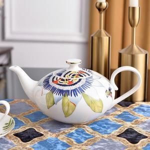 Service à thé de l'après-midi en porcelaine fine <span class=keywords><strong>Villeroy</strong></span> & Boch, motif floral, style pastoral, tasse à café et soucoupe en céramique, cadeau pour la maison - Product Image 4