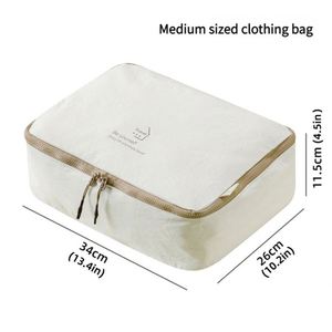 Nouvel ensemble de 5 sacs de rangement de voyage en nylon de haute qualité pour sous-vêtements, pratique pour les voyages, ensemble de rangement de bagages imperméable - Product Image 6