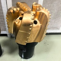 Forets PDC de grande taille 254 mm, 5/6 ailes, tailles personnalisées, carbure de tungstène, soudage laser, forgeage, outil de forage de puits