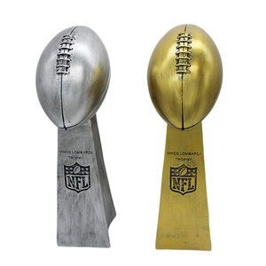 Trofeo y Medallas de la Copa de Fútbol de 23 cm, 34 cm y 56 cm, Trofeo del <span class=keywords><strong>Super</strong></span> <span class=keywords><strong>Bowl</strong></span> de la <span class=keywords><strong>NFL</strong></span> de <span class=keywords><strong>Super</strong></span> Belandor - Product Image 2