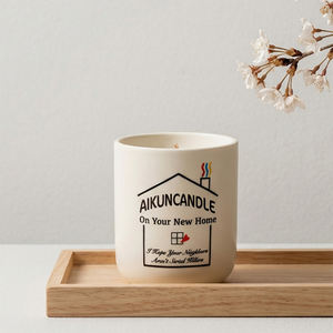 Boîte cadeau de luxe AIKUN, bougie aromathérapeutique en cire de soja écologique personnalisée, yoga, méditation, apaise les sens, ambiance <span class=keywords><strong>zen</strong></span>, bougie parfumée - Product Image 5