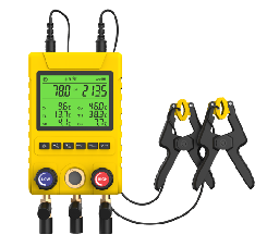 Digitales Verteiler-Manometer Digitales Vakuum-Druckverteiler-Tester-Messgerät Klimaanlagen-Manometer - Product Image 4