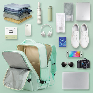 Custom 2025 Fashionable Multi-pocket <b>Nylon</b> Lining School Leisure Travel <b>Backpack</b> Waterproof Laptop Bag Softback <b>Backpack</b> - Product Image 3