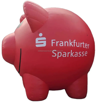 Porc volant gonflable géant personnalisé pour la publicité