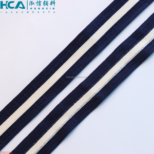 Thân Thiện Với Môi Tùy Chỉnh Polyester Vải Băng Side Sọc Cắt Cao Căng Vải Băng Cho Thể Thao Mặc Theo Dõi Phù Hợp Với - Product Image 2