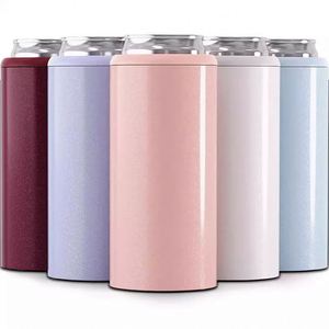 Promotion Custom Product Brand Gift Item Beer Insulated <b>Coffee</b> Set Stainless Steel Cup 12oz Slim Can Cooler12 Oz Beer Cold Insul - Product Image 2